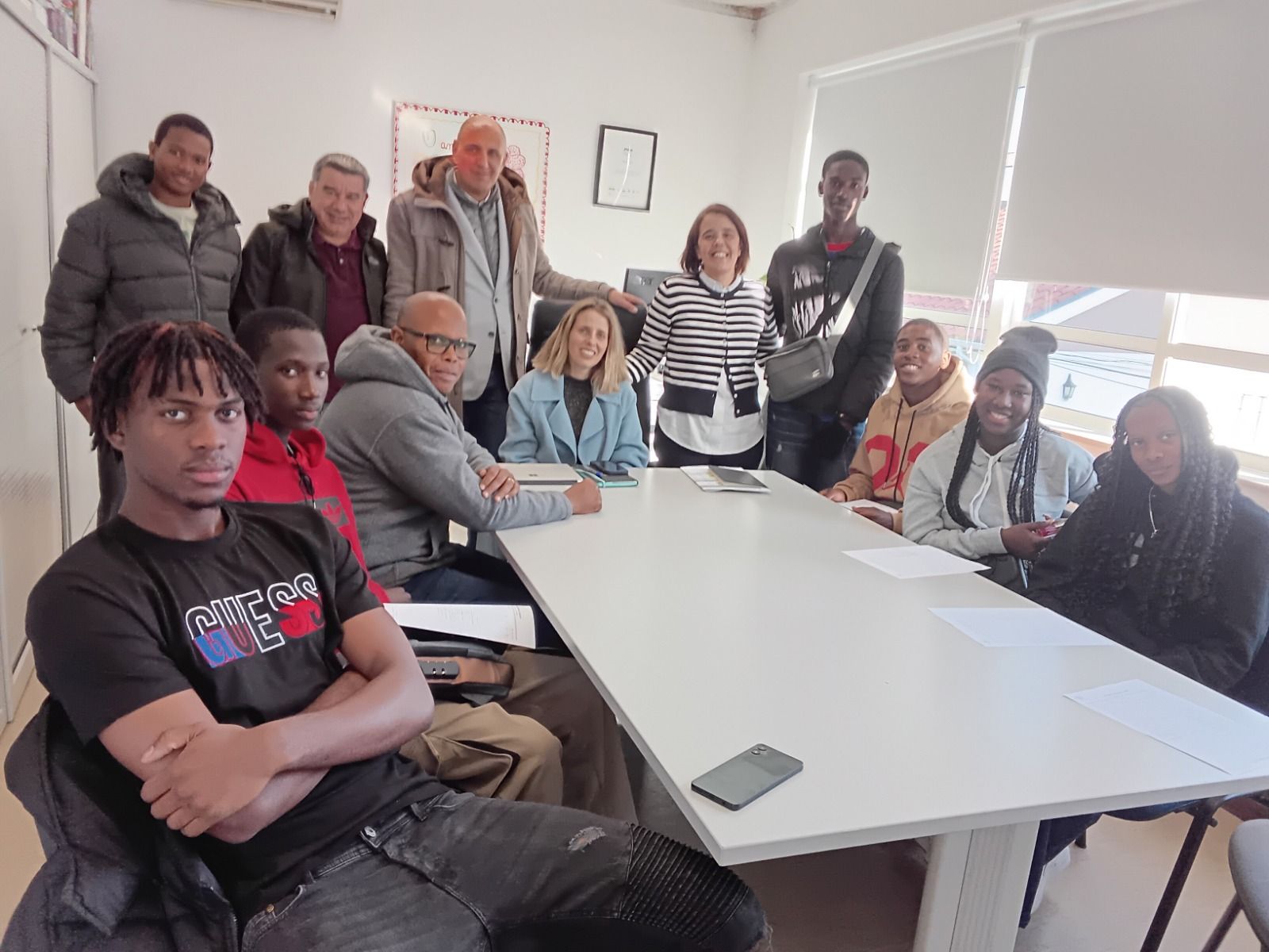 Alunos provenientes de São Domingos, Cabo Verde