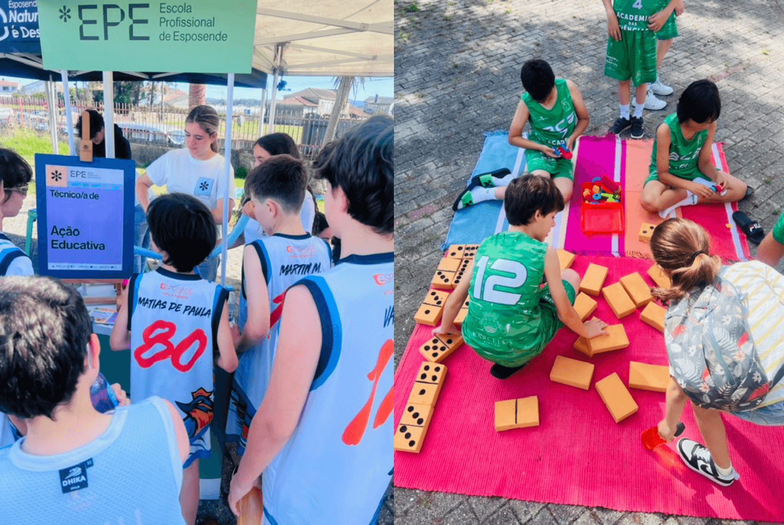 Curso de Técnico de Ação Educativa colabora com o Esposende Basket Clube