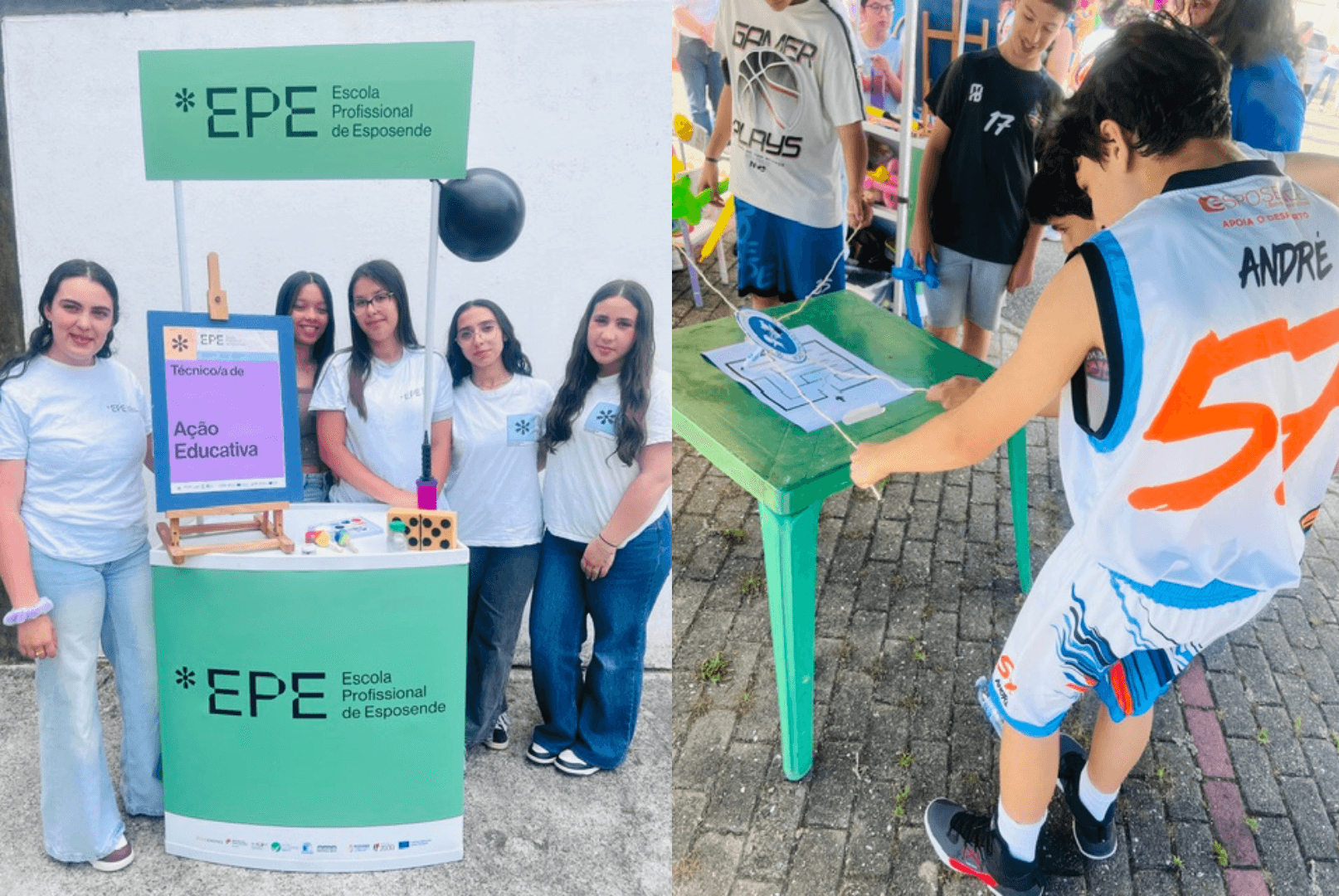 Curso de Técnico de Ação Educativa colabora com o Esposende Basket Clube
