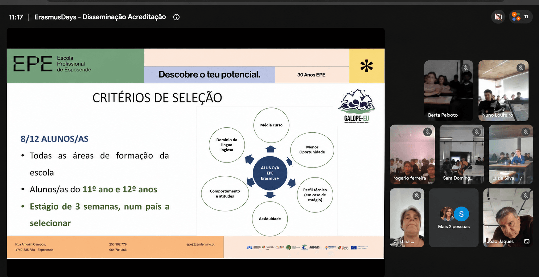 Workshop sobre a Acreditação Erasmus+ no âmbito dos Erasmus Days 2026